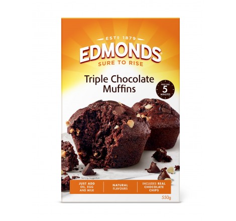 9993 Edmonds Cake Mix Wide Choc Muffins LR