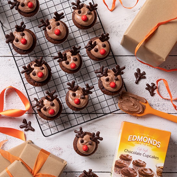 Reindeer Cupcakes Recipe NZ | Edmonds Cooking