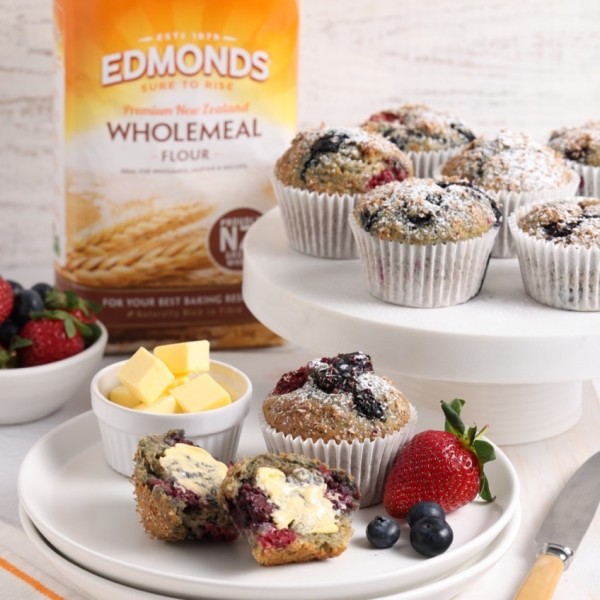 Berry Muffins Recipe NZ Edmonds Cooking