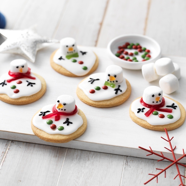 Melted Snowman Cookies