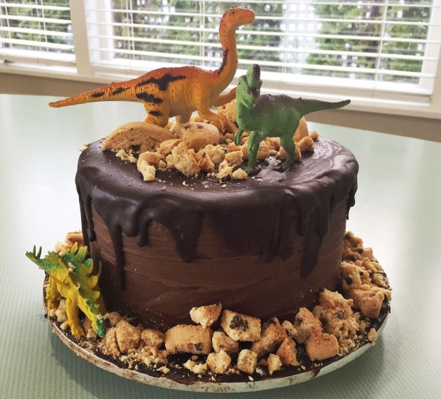 Moist Chocolate Dinosaur Cake