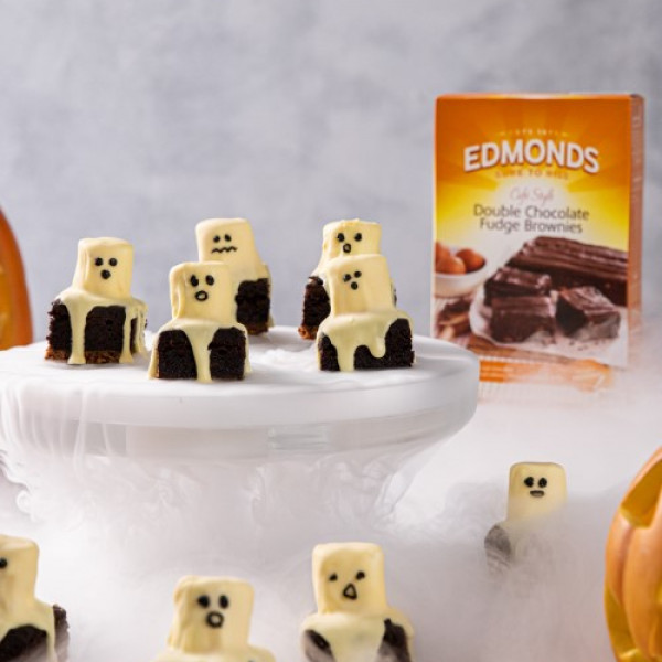 Spooky S'Mores Brownies Recipe NZ Edmonds Cooking