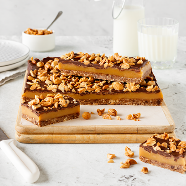 No-bake Peanut Butter Caramel Slice Recipe NZ | Edmonds Cooking