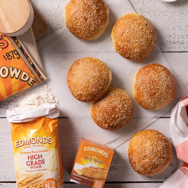 Burger Buns Recipe NZ Edmonds Cooking