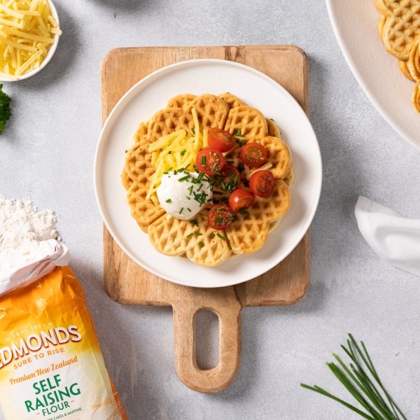 Savoury Waffles Recipe NZ Edmonds Cooking