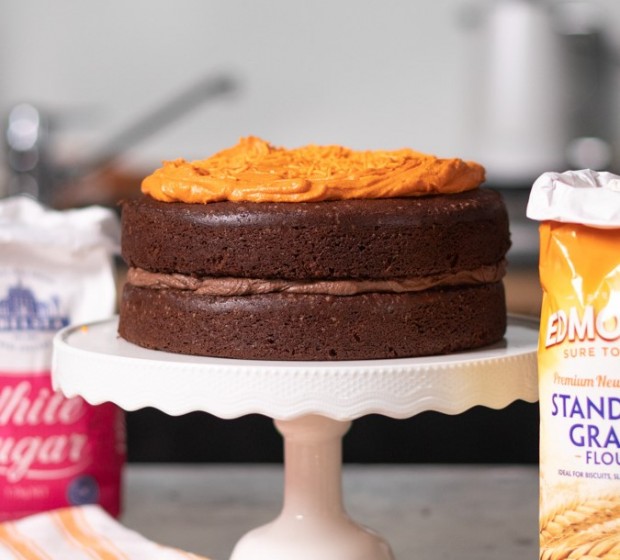 Chocolate Cake with Jaffa Icing