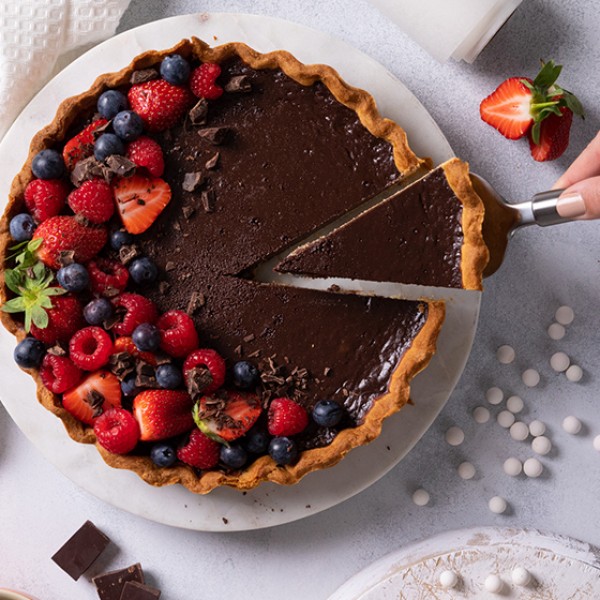 Rich Chocolate Tart Recipe NZ | Edmonds Cooking